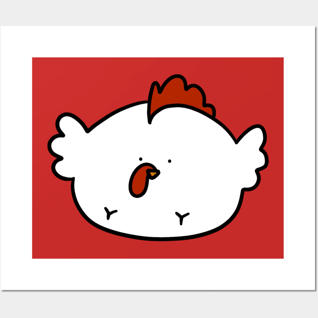 Chicken Blob Wall Art by saradaboru